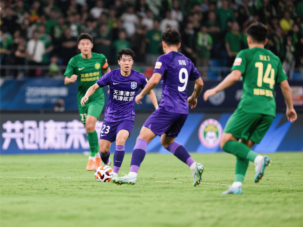 津门虎主场激战北京国安鏖战成平