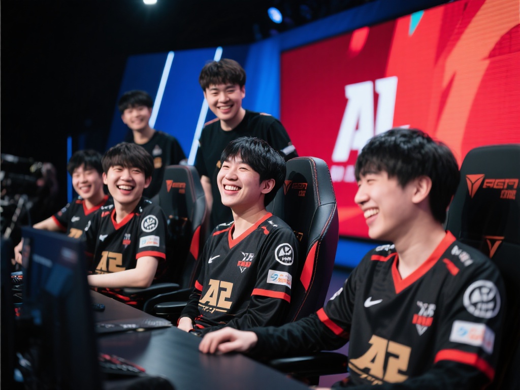 战胜TES后AL经理发文庆祝，牙膏绿毛幽默互动