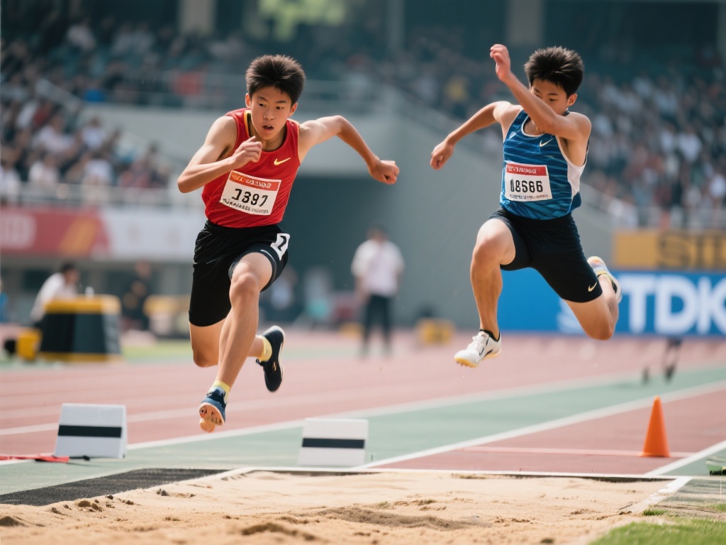 少年首先在短跑项目上打破了一项尘封多年的